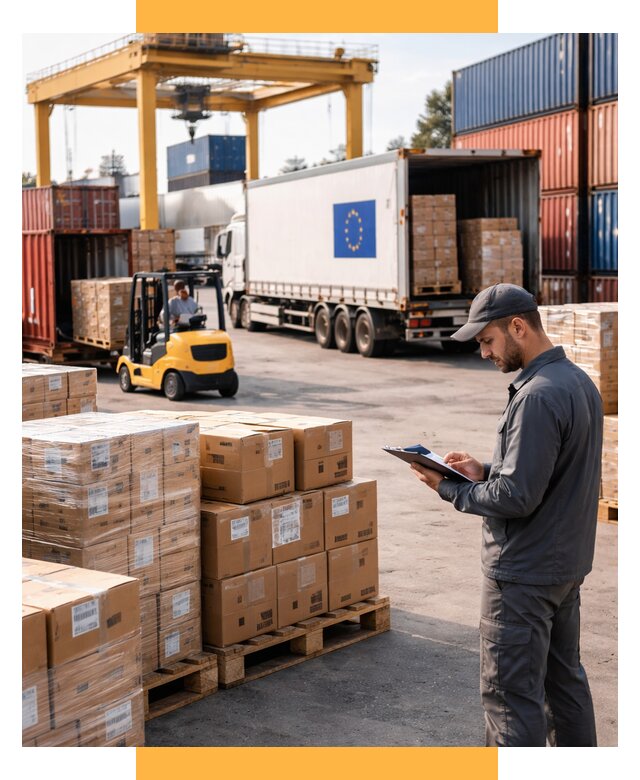 Доставка грузов из Европы от 12322 р., логистика СетСервис-Елц