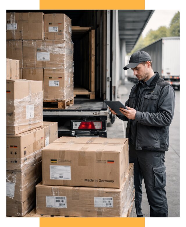 Доставка грузов из Германии от 46206 р. быстро - СетСервис-Елц