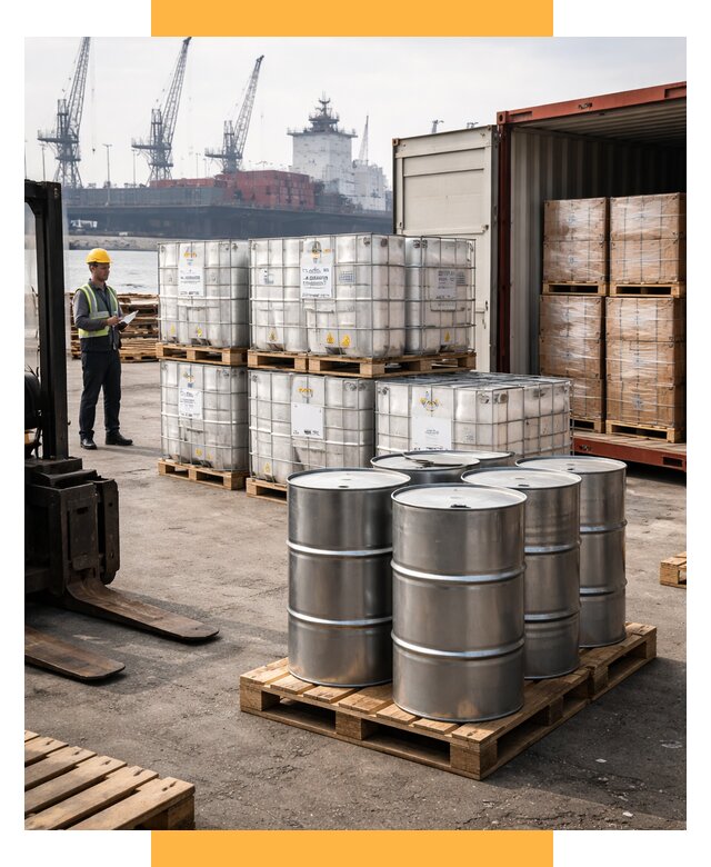 Доставка химического сырья из Индии от 256700 р. | СетСервис-Елц