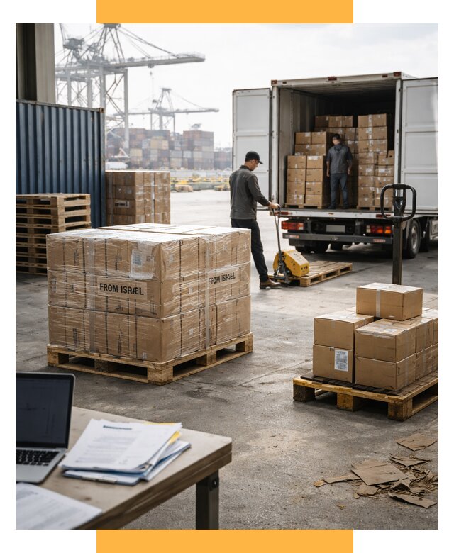 Доставка грузов из Израиля от 15402 р., логистика от СетСервис-Елц