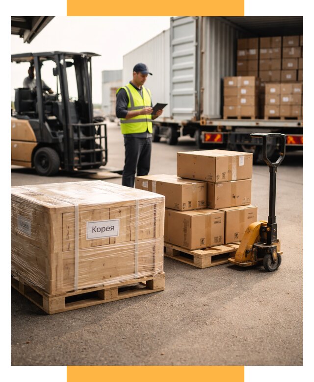 Доставка грузов в Корею из России от 35938 р. | СетСервис-Елц
