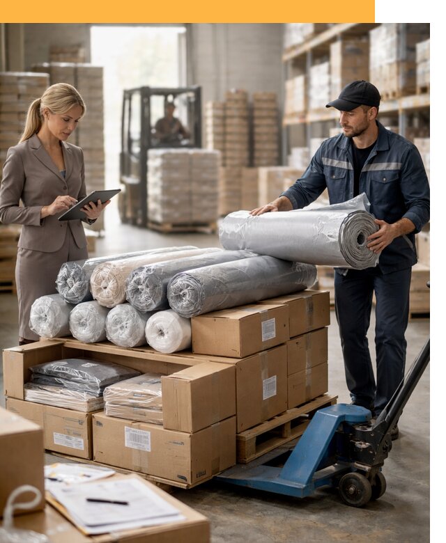 Перевозка текстиля по миру от 15402 руб. с таможней и страхованием