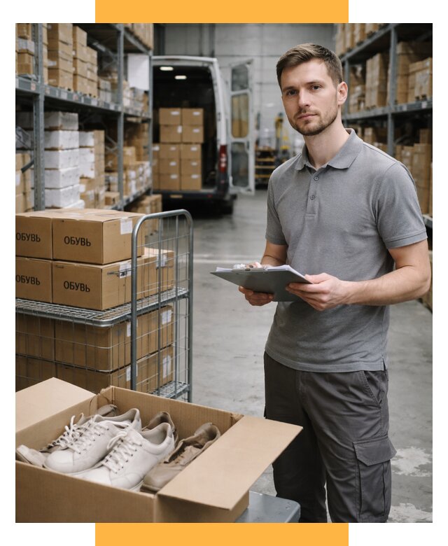 Доставка обуви из Китая и Турции от 4621 р. СетСервис-Елц