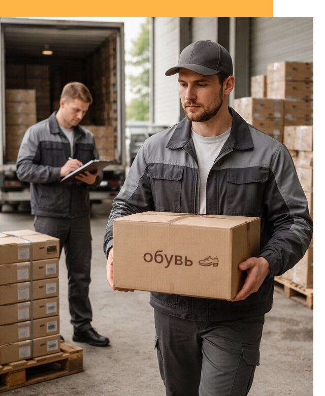 Международная перевозка обуви с таможенным оформлением от 4621