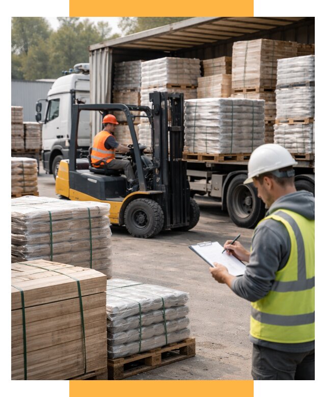 Перевозка строительных материалов от 5647 р. | СетСервис-Елц