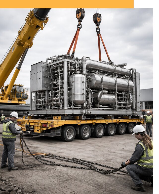 Перевозка тяжеловесных грузов по миру от 154020 руб