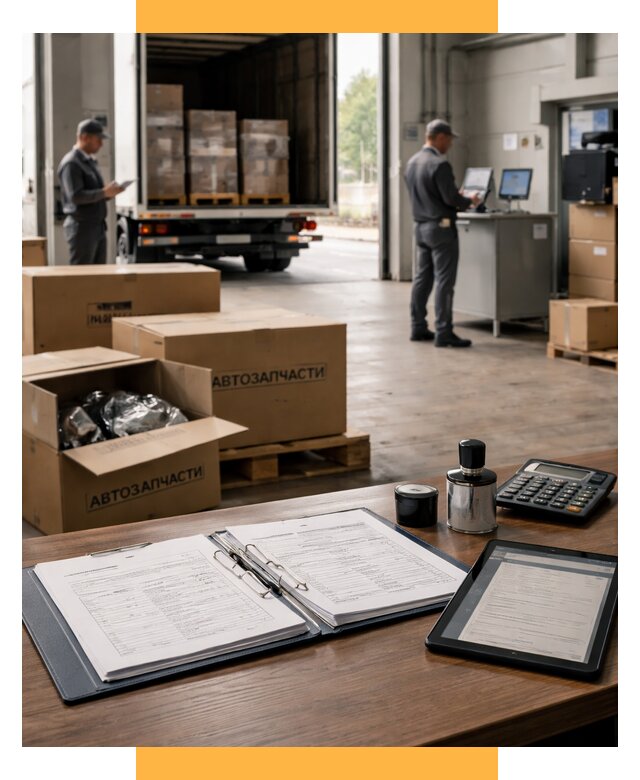 Таможенное оформление автозапчастей под ключ от 8728 р., СетСервис-Елц