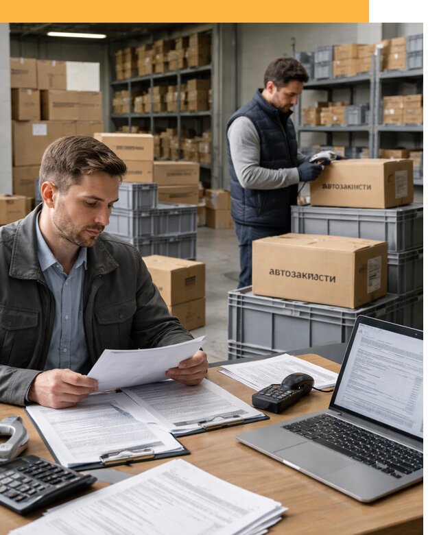 Таможенное оформление автозапчастей по выгодным тарифам от 8728