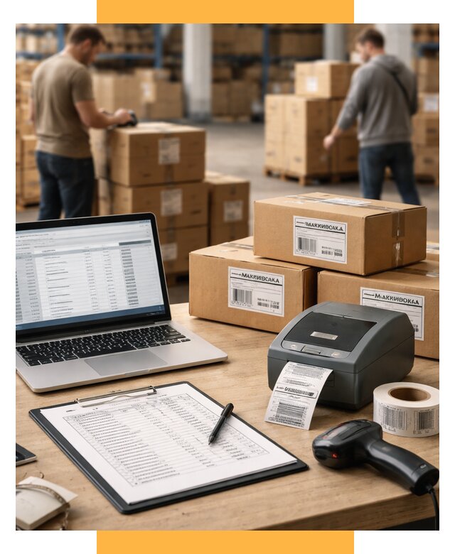 Маркировка импортных товаров от 4621 р. под ключ, СетСервис-Елц