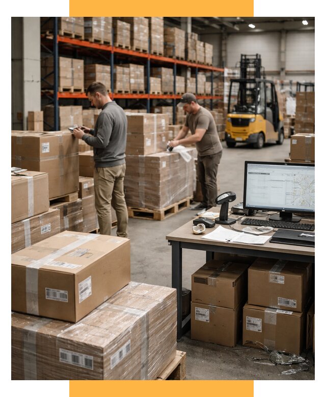 Склад консолидации в Европе от 6674 р., услуги СетСервис-Елц